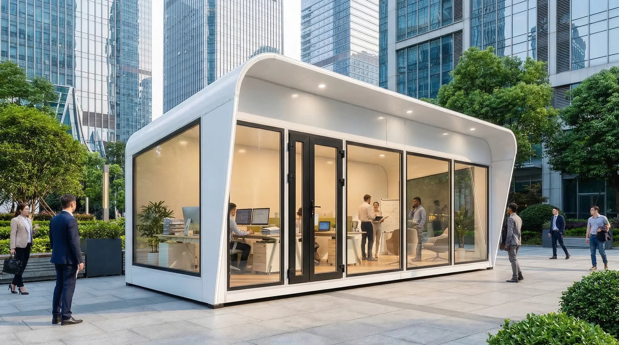 Торговый павильон в Новосибирске